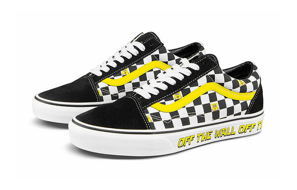 Кроссовки spongebob squarepants x old skool 'off the wall' Vans, черный — фото 3