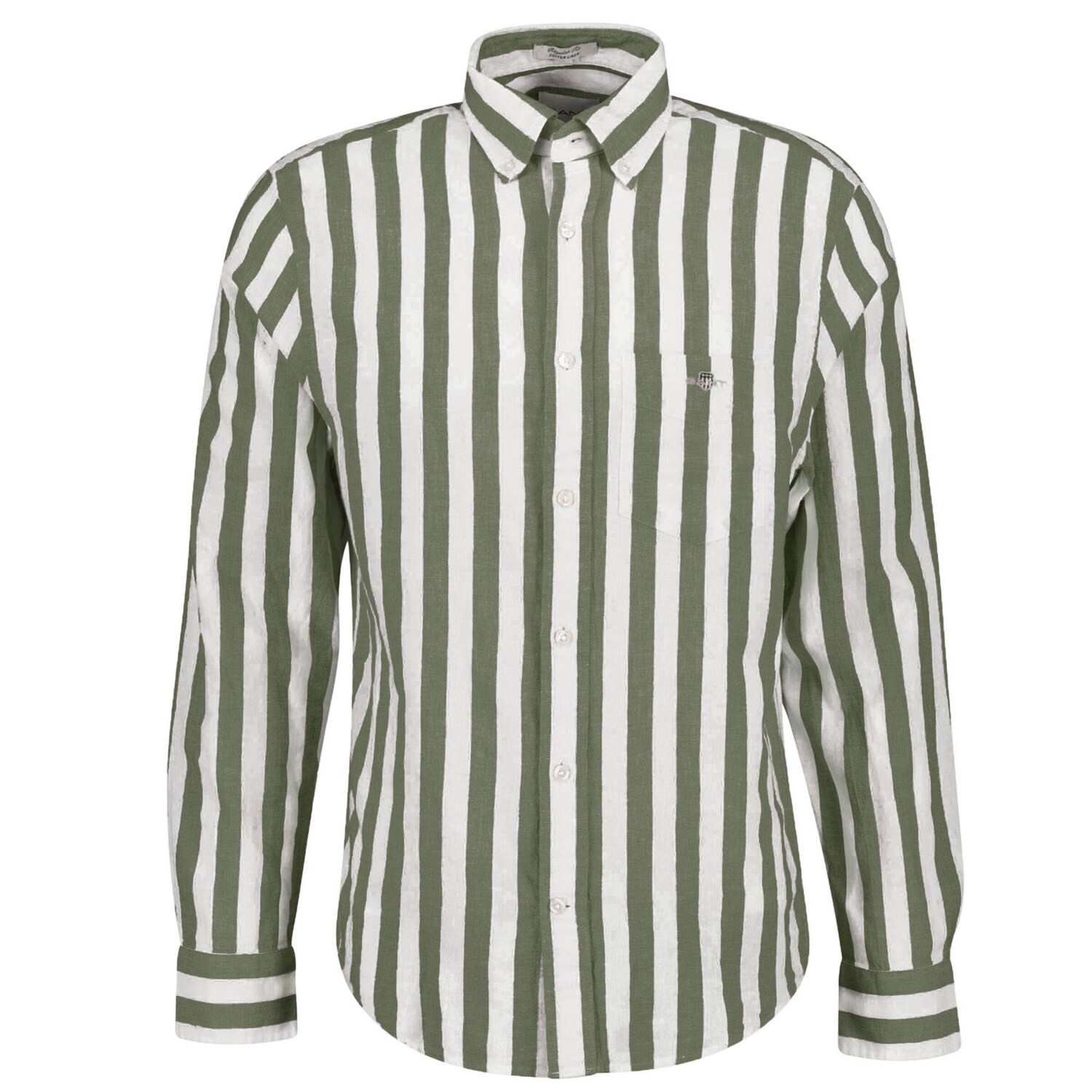 

GANT Рубашка для делового стиля Regular fit в зеленом цвете