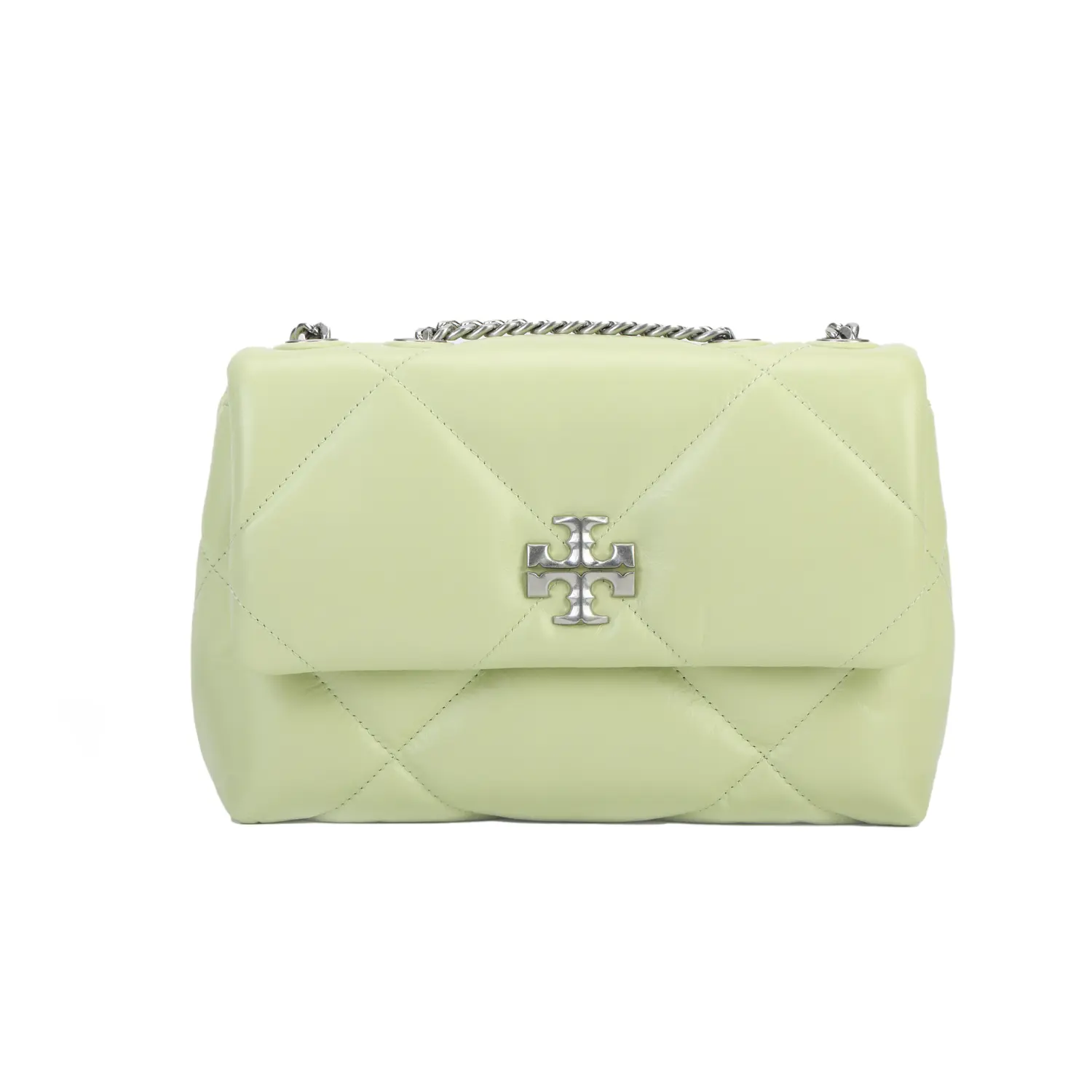 

TORY BURCH Кожаная сумка через плечо Киры из коровьей кожи Женская лаймово-зеленая, Pear Green