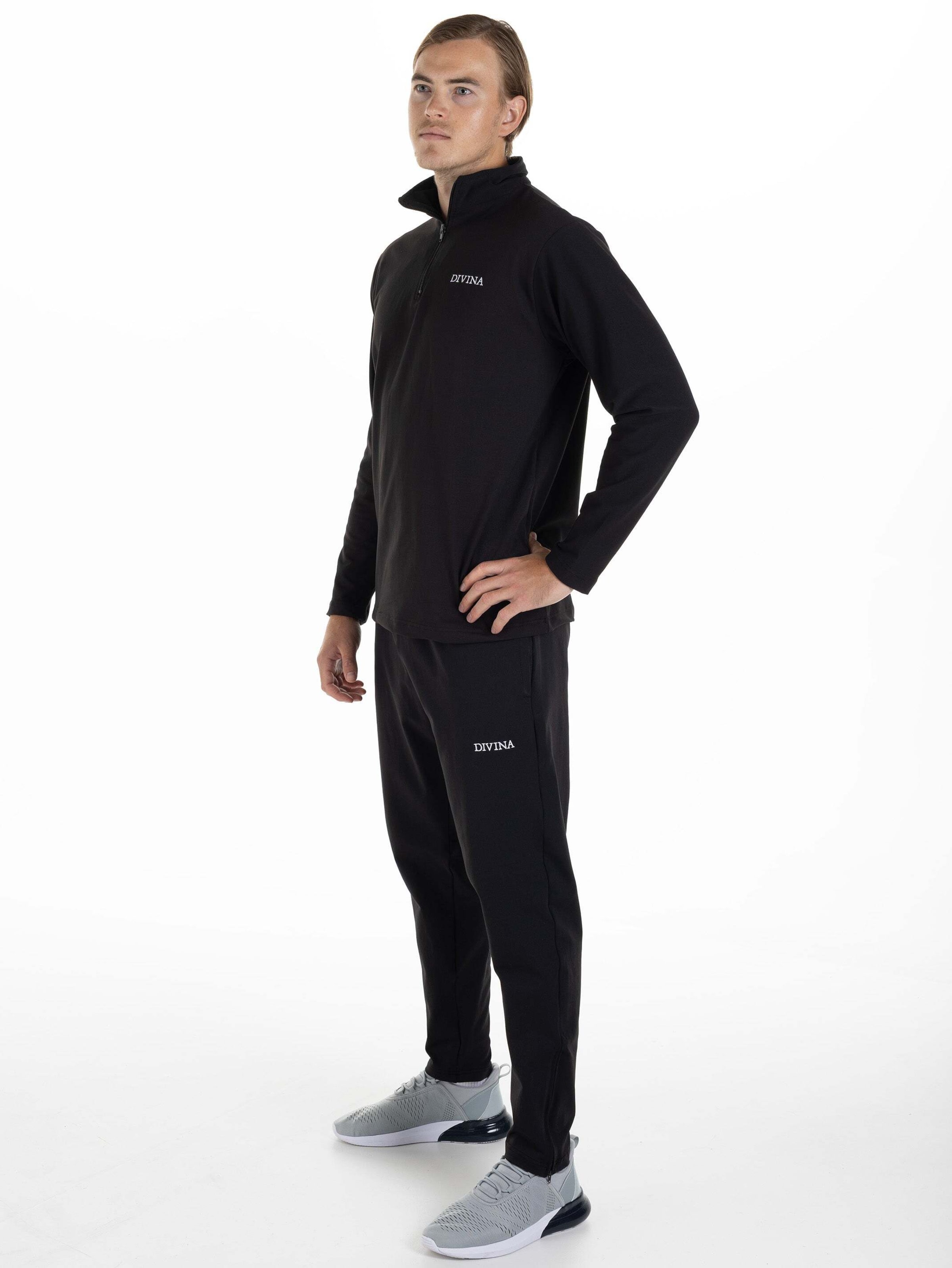 

Divina Футболка 'Ultra' для спорта в черном цвете