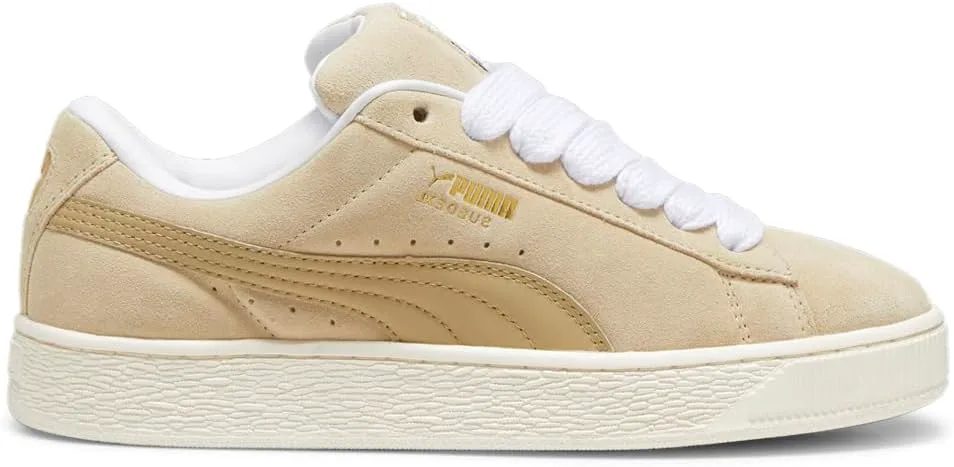 

Мужские замшевые кроссовки PUMA с шнуровкой XL, повседневные - бежевые, бежевый