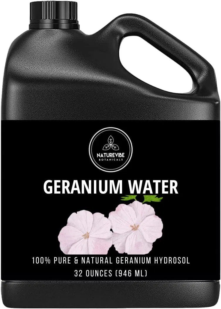 Фейс-мист с гидрозолем герани Naturevibe Botanicals, 946 мл