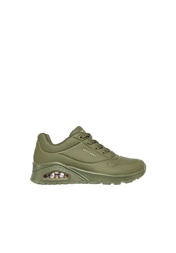 Кроссовки Skechers Uno, оливковый дурабак сетка — фото 4