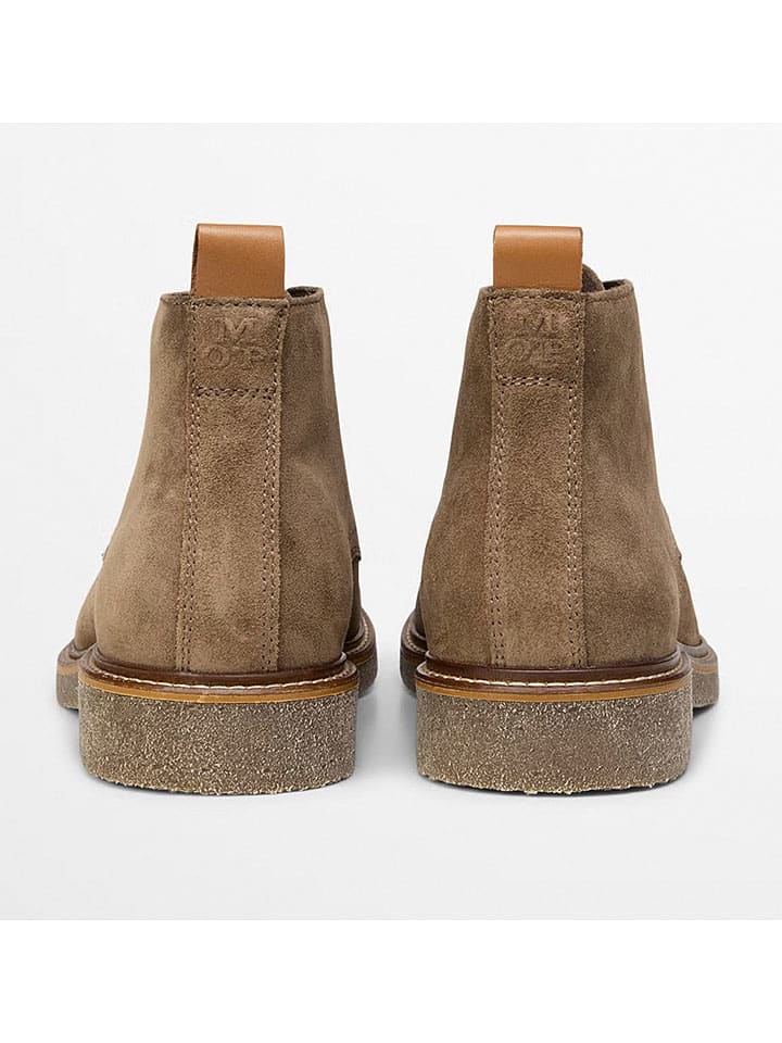 Marc O'Polo Shoes Кожаные туфли на шнуровке "Линус" светло-коричневого цвета — фото 3