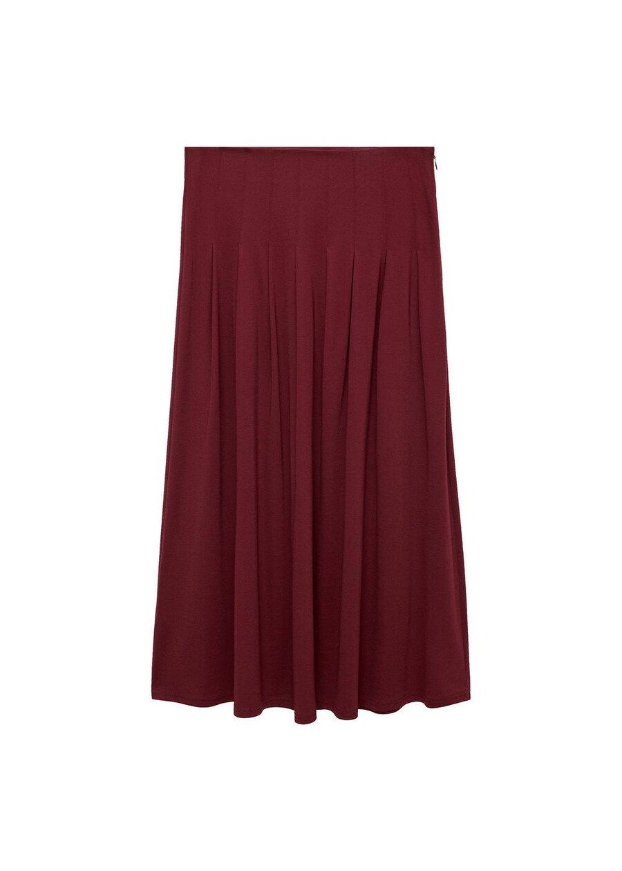 

Макси юбка MANGO, Bordeaux