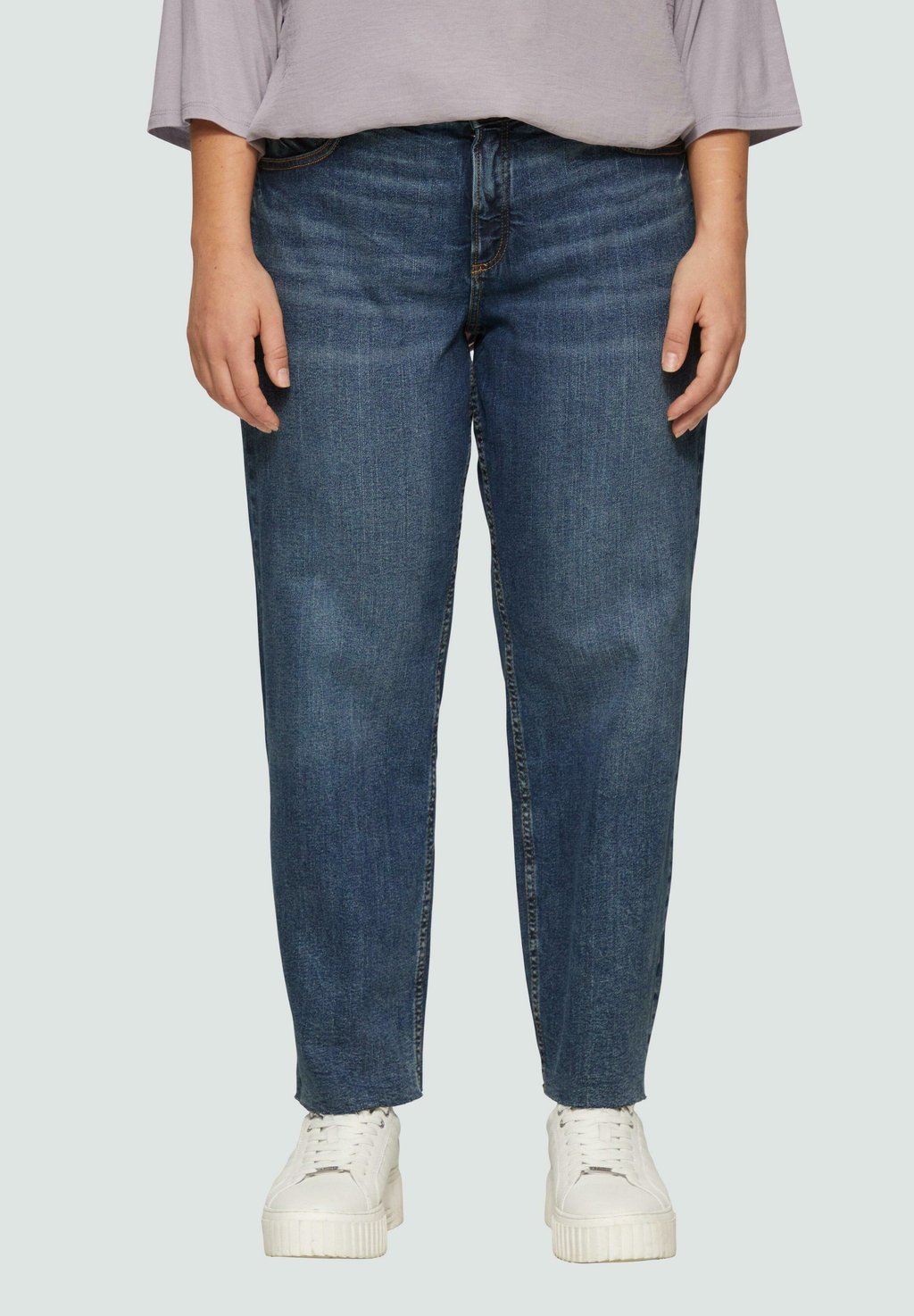 

Джинсы прямого кроя MID RISE QS, цвет Blau