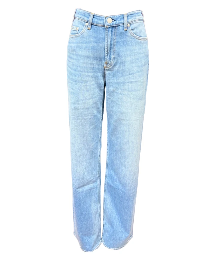 

Свободные широкие джинсы из денима для женщин Ag Jeans, синий