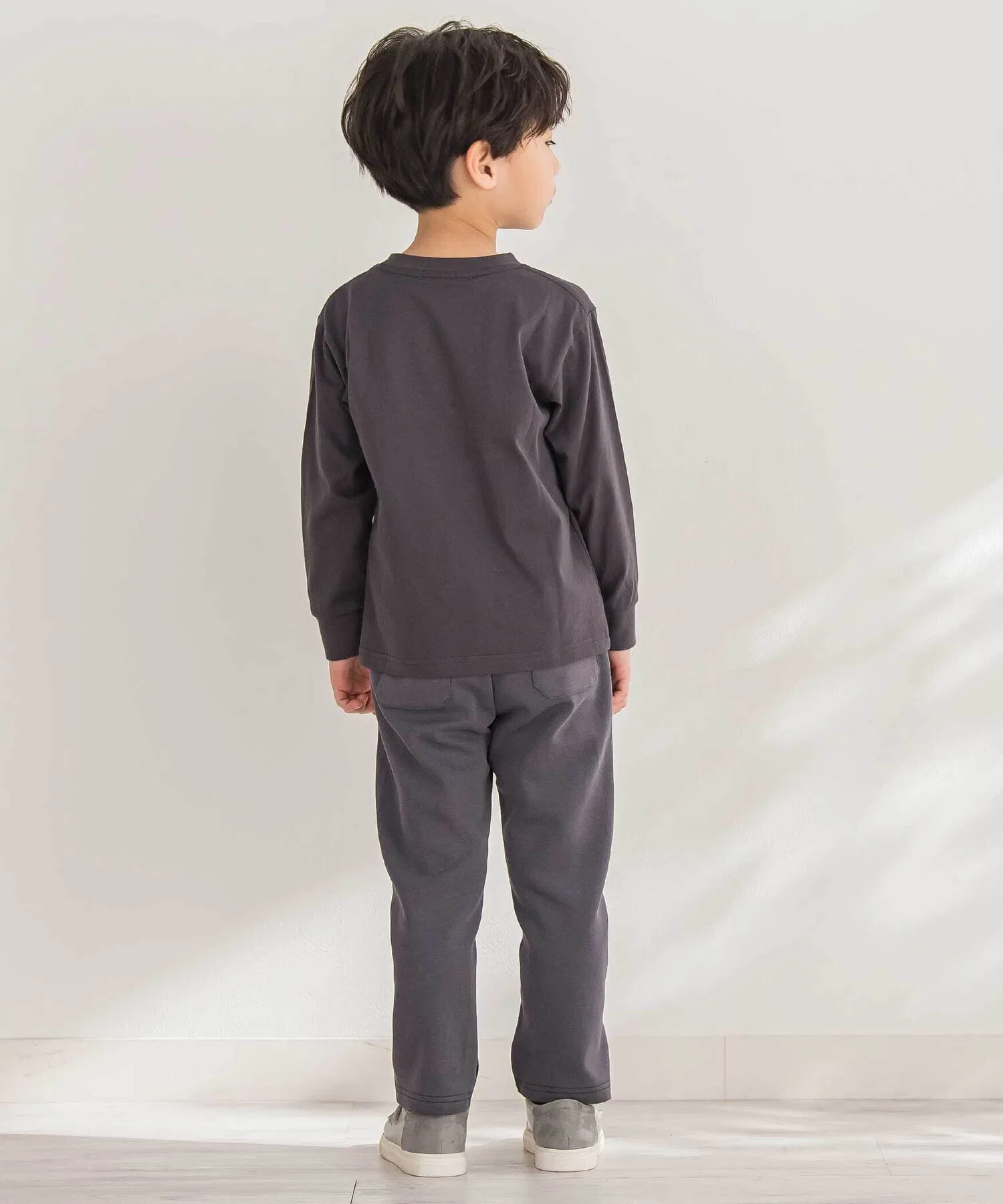 Детские брюки BeBe Petits Pois Vert с логотипом, прямые, чёрные — фото 4