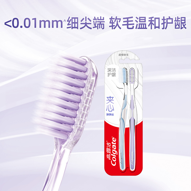 Нежные зубные щетки для деликатного ухода с мягкой щетиной COLGATE — фото 4