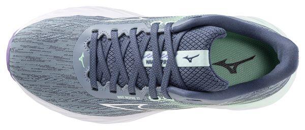 Кроссовки Mizuno Wave Inspire 21, женские, сине-зеленые — фото 3