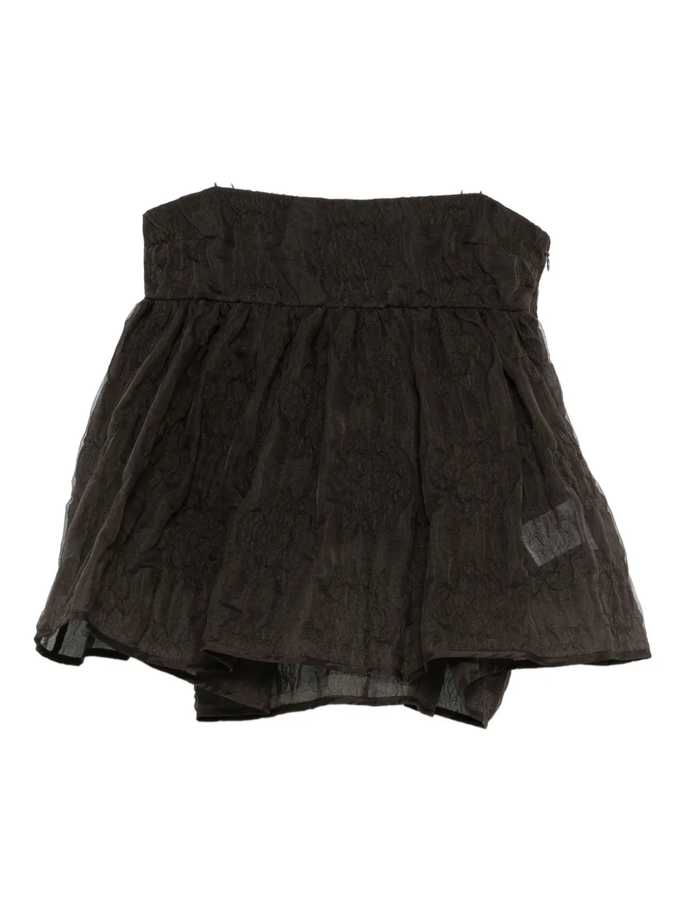 

Топ Veronica с эффектом стёжки (матлассе) Cecilie Bahnsen, коричневый