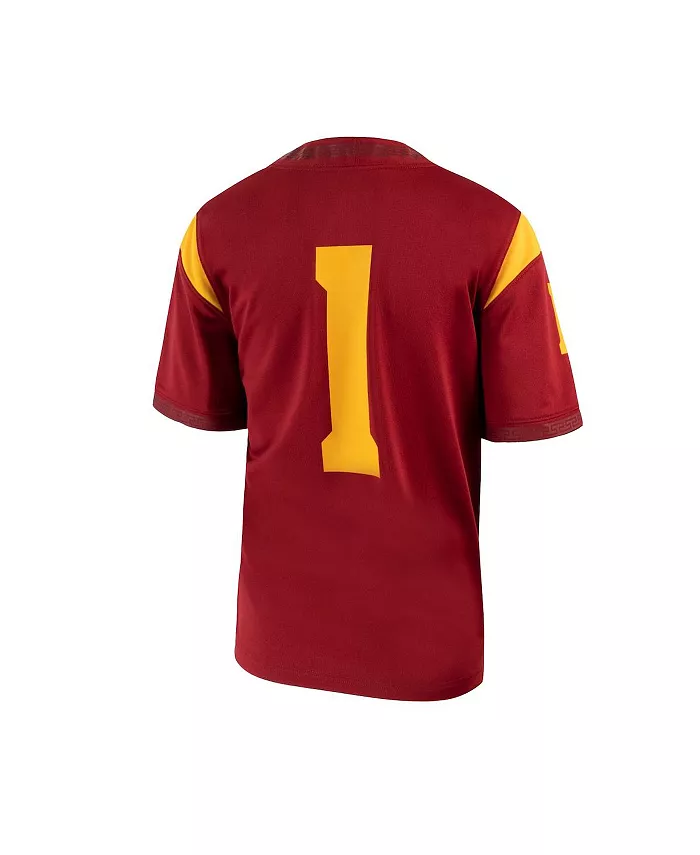 Футбольная реплика джерси USC Trojans Untouchable для мальчиков и девочек дошкольного возраста Nike — фото 4