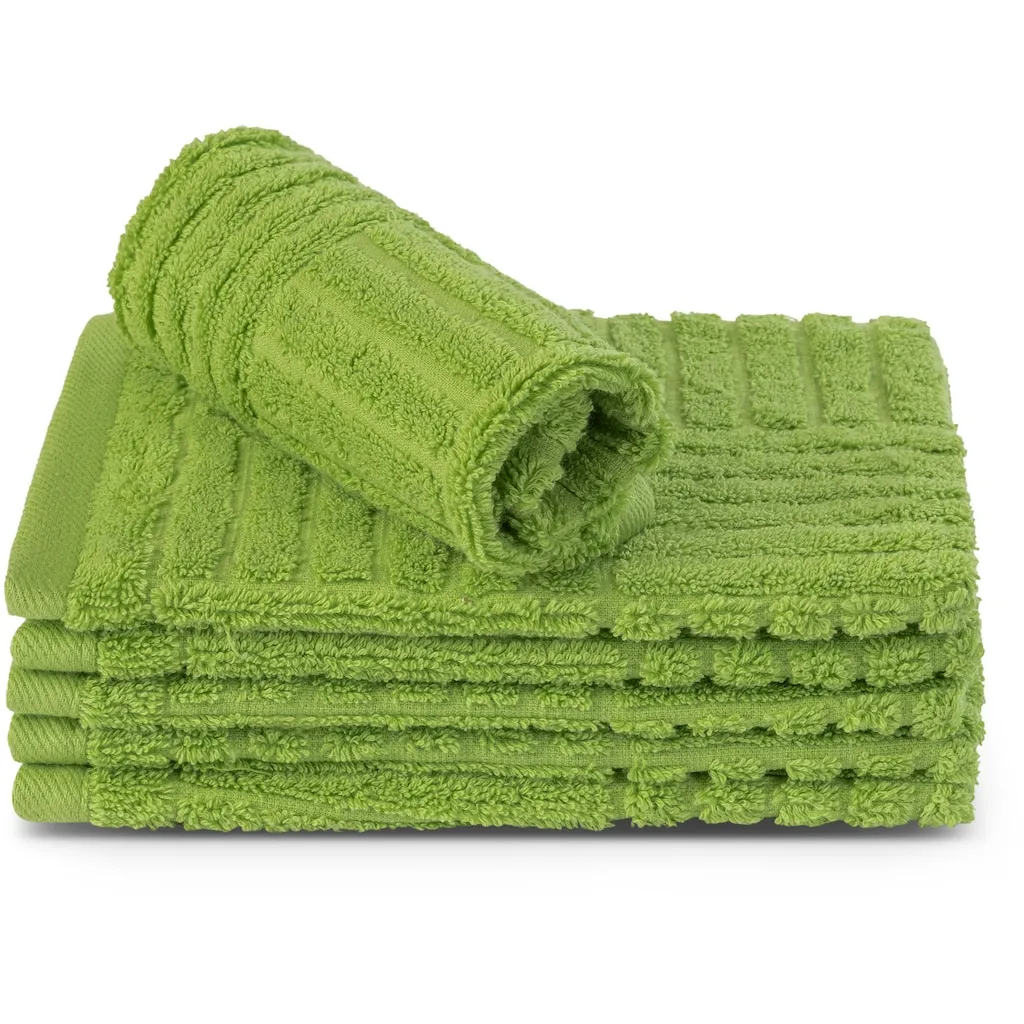 

Мочалка для рук ROSС CARRE, 100% хлопок, ребристая структура, большой выбор цветов Ross, Kiwi