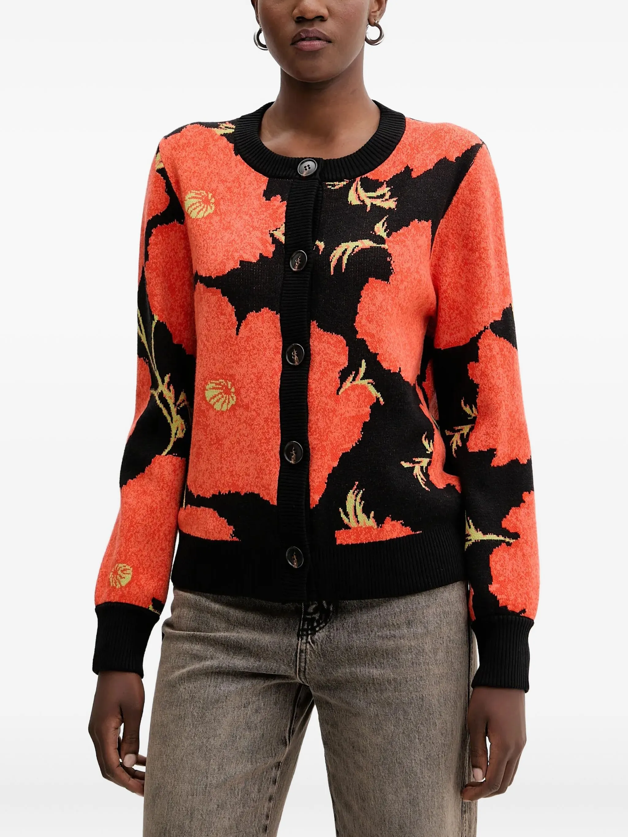 

Кардиган на пуговицах Never Fully Dressed, оранжевый