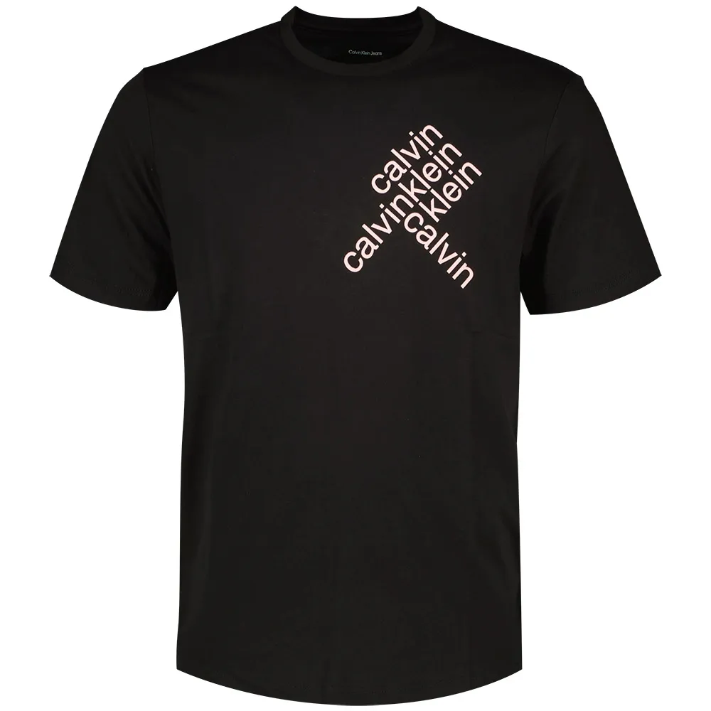

Футболка с коротким рукавом Calvin Klein Jeans Graphic World, черный