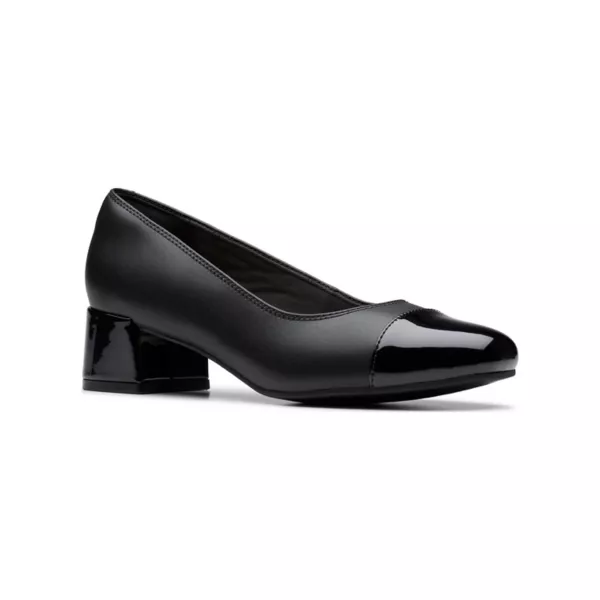 Иридесса женские кожаные туфли Clarks, цвет black leather