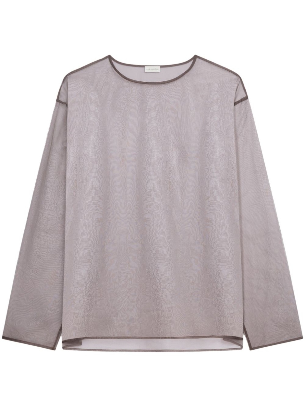 

DRIES VAN NOTEN футболка с круглым вырезом, коричневый