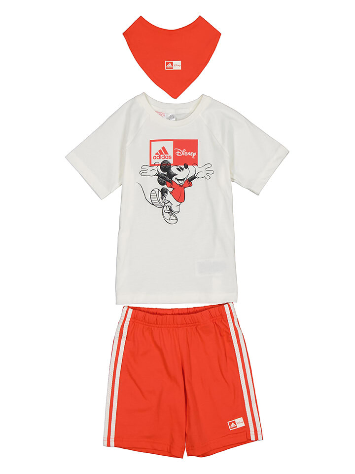 

Футболка adidas 3tlg. Outfit, цвет Rot/Weiß