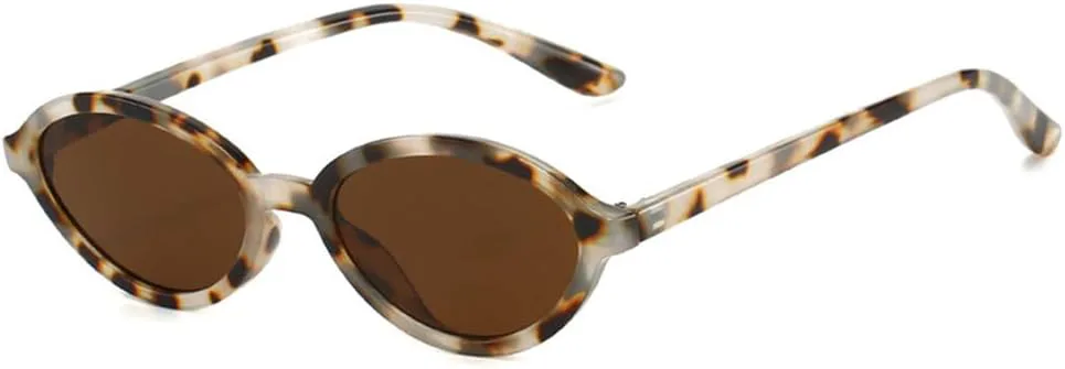 

Солнцезащитные очки UV400 - «Кошачий глаз», леопардовый овальный дизайн, желейные, для женщин и мужчин, для бега и активного отдыха generic, Leopard-brown