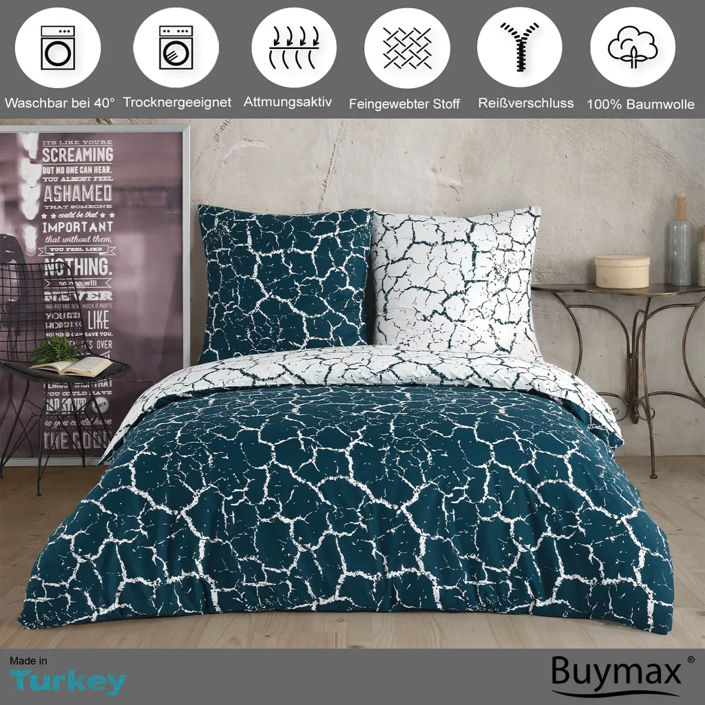 

Комплект постельного белья Buymax, синий