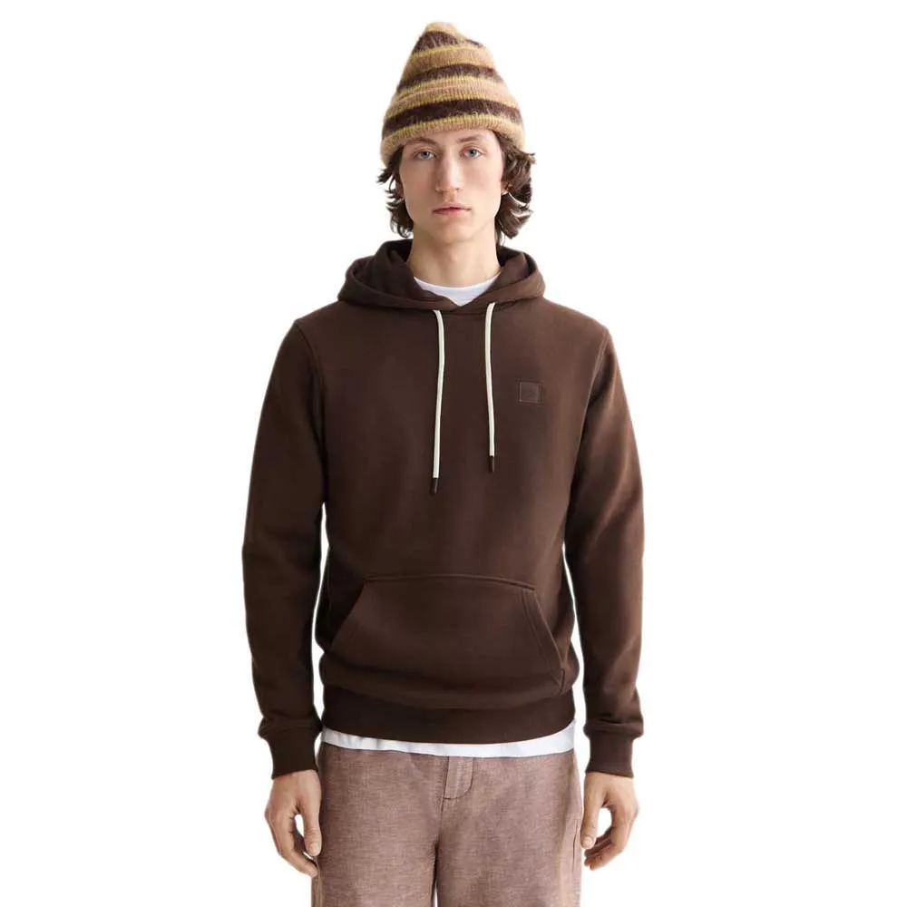 

Худи Scotch & Soda Regular Fit Logo Badge, коричневый