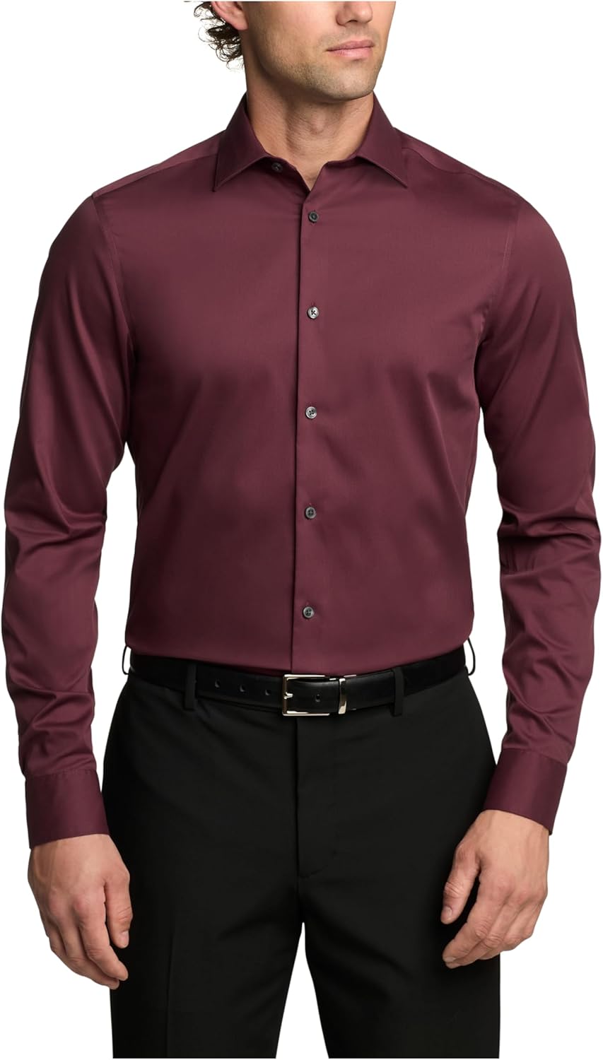 

Мужская рубашка Calvin Klein Slim Fit Modern Pincord, Burgundy