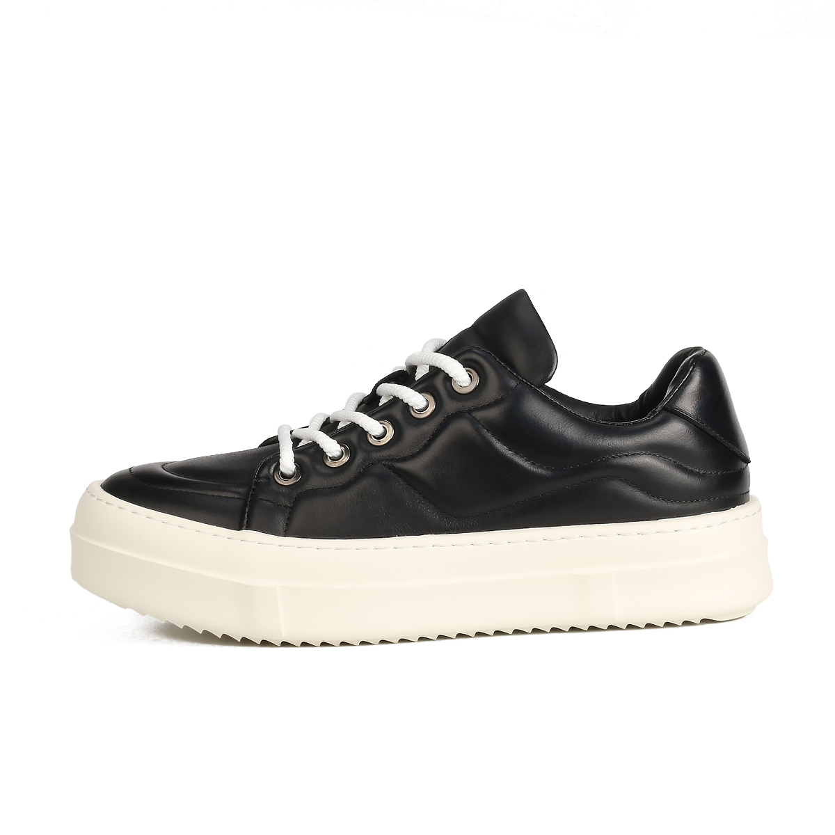 

TIEKE Пухлые кроссовки Low Top для скейтбординга мужские черные, цвет Black