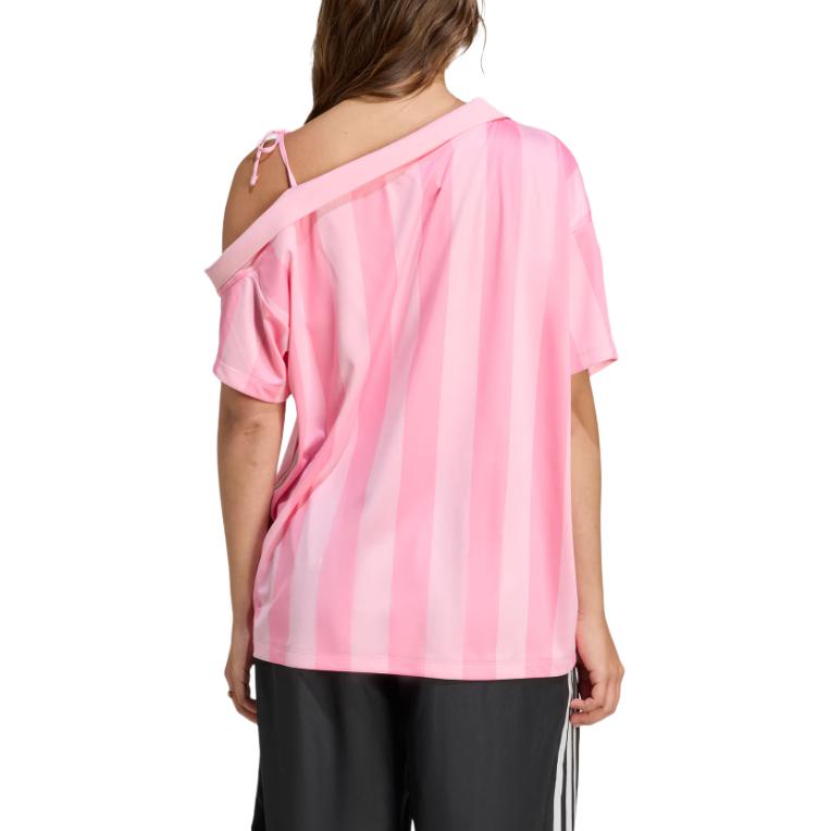 Adidas Originals Футболка SS25 OFF SHOULDER JERSEY Soccer Jersey Women's Pink/Light Pink — фото 4