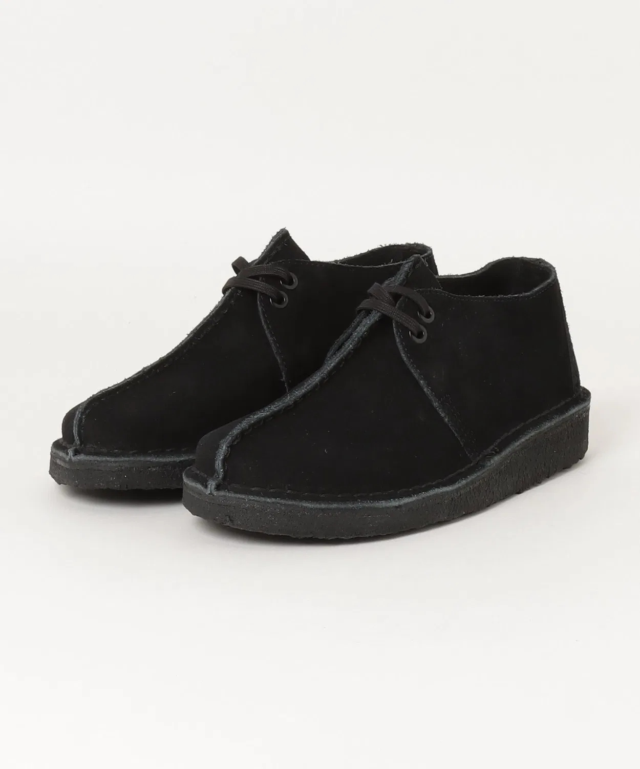 Ботинки Desert Trek RWK Clarks кожаные чёрные
