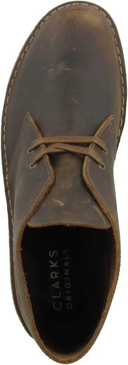 Ботинки Clarks Originals Desert Boot, мужские ботинки Desert Boots, ботинки на невысоком каблуке и ботинки, серые (замша wolf) — фото 2