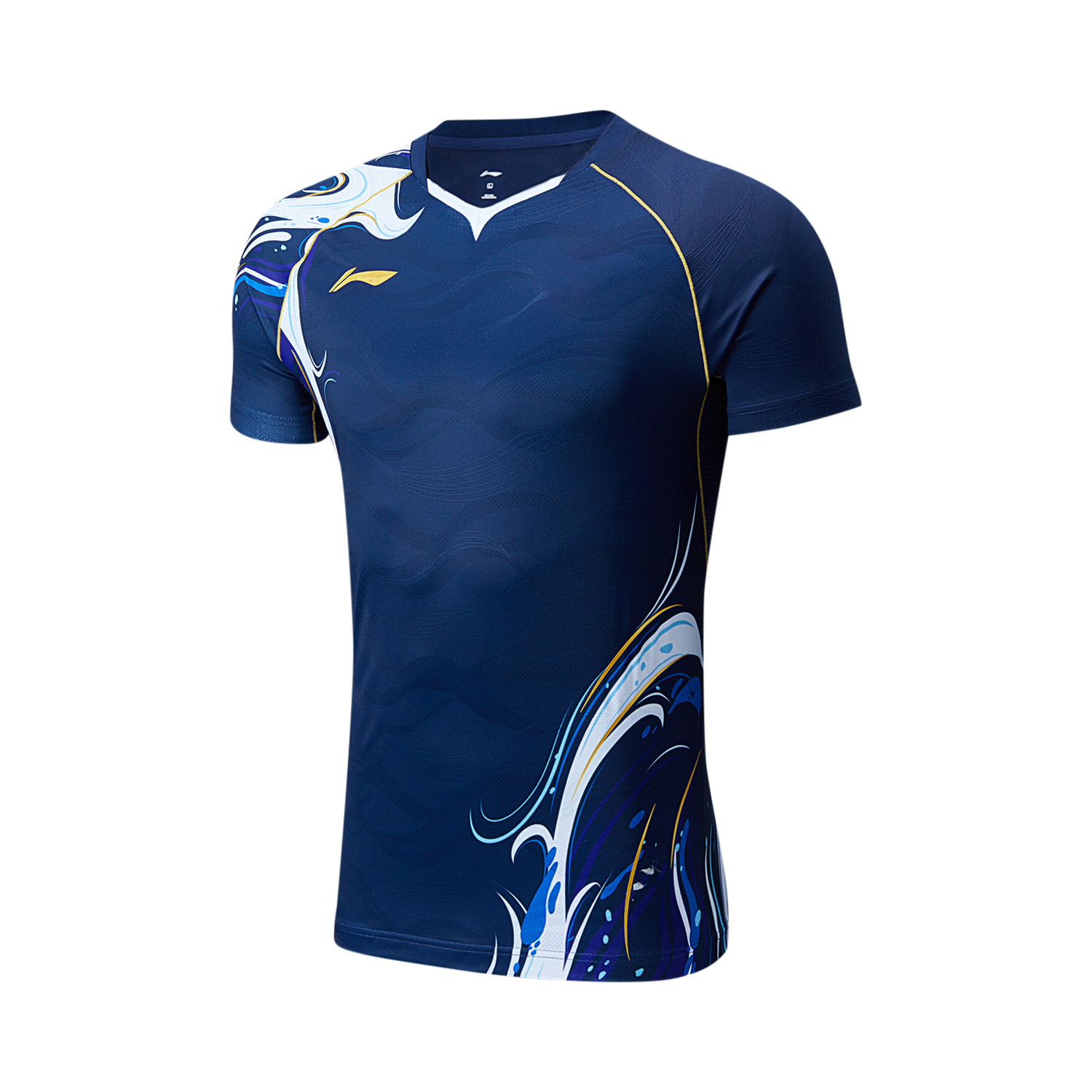 

LINING Футболка Badminton Series Badminton Clothing Unisex Dark Ship Blue