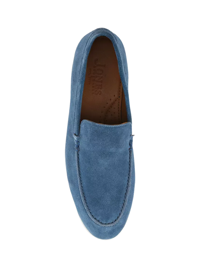 Замшевые лоферы Raiden Jones Bootmaker, Blue Suede — фото 4