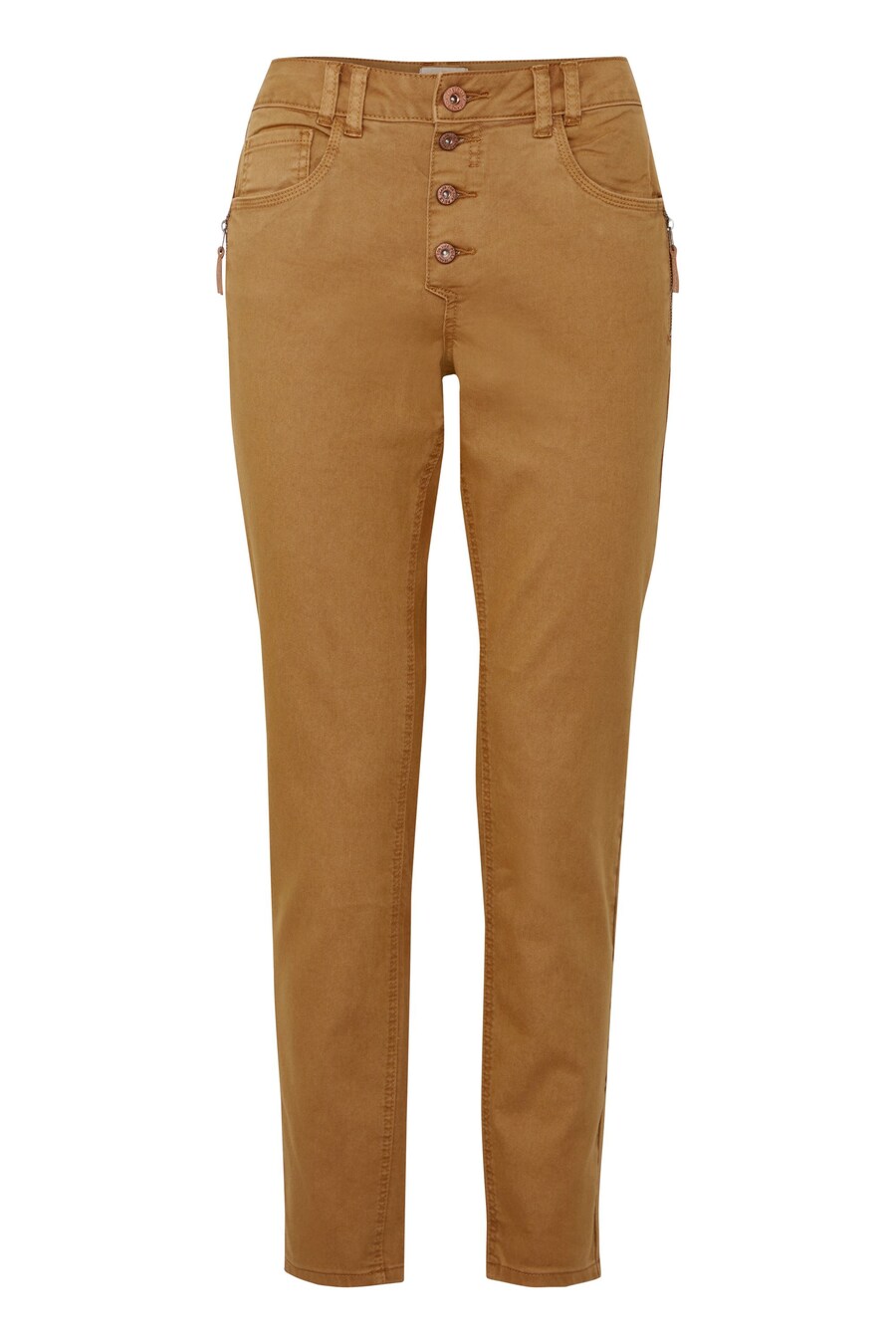 

Облегающие брюки чинос PULZ Jeans, коричневый