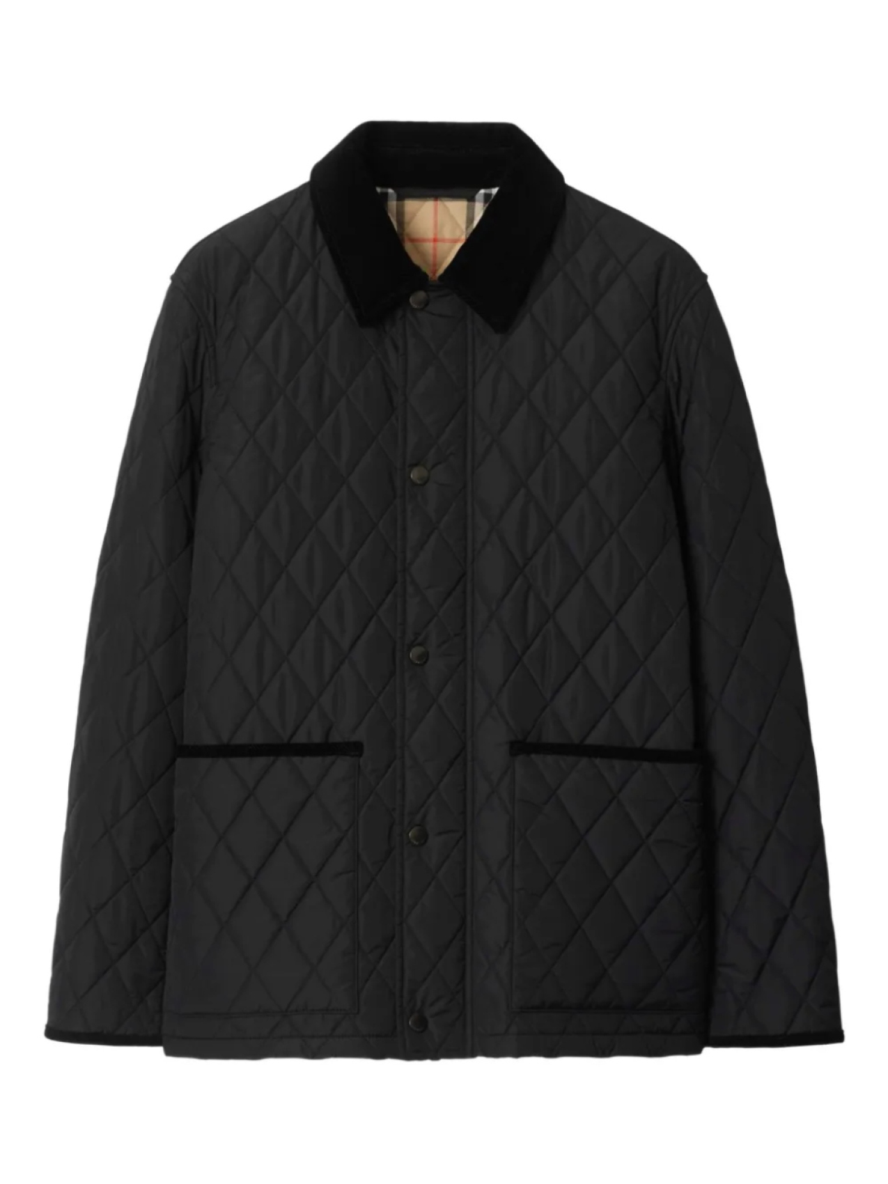 

Burberry стеганая куртка, черный