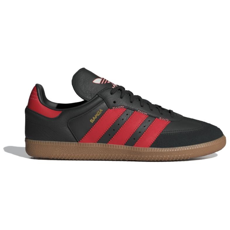 Adidas originals Samba Обувь для скейтбординга унисекс, Black/Red — фото 2