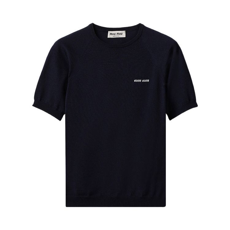 

Свитер Miu Miu Crewneck Sweater 'Blue', синий