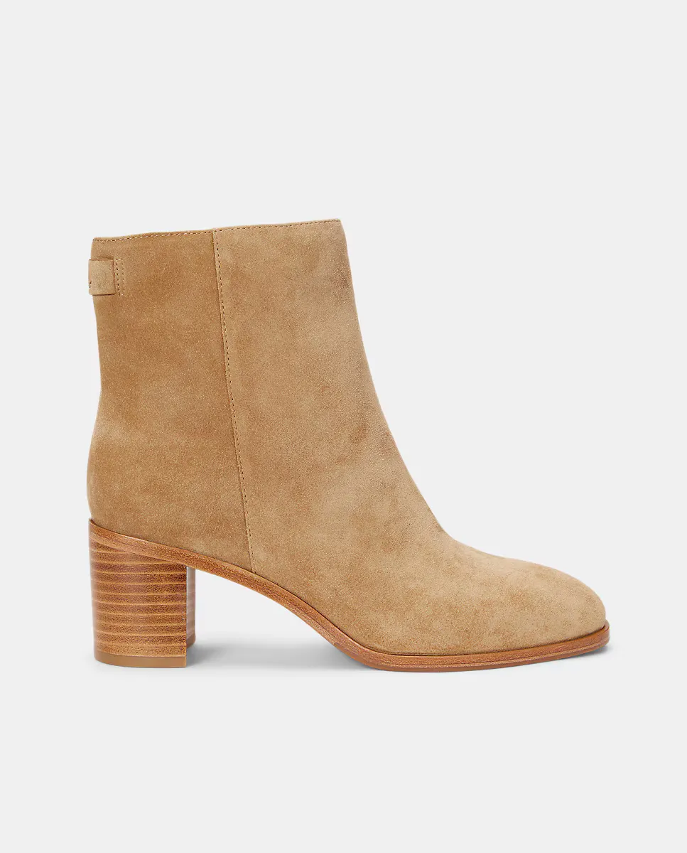 

Женские кожаные ботильоны Cassie Lauren Ralph Lauren, цвет Camel