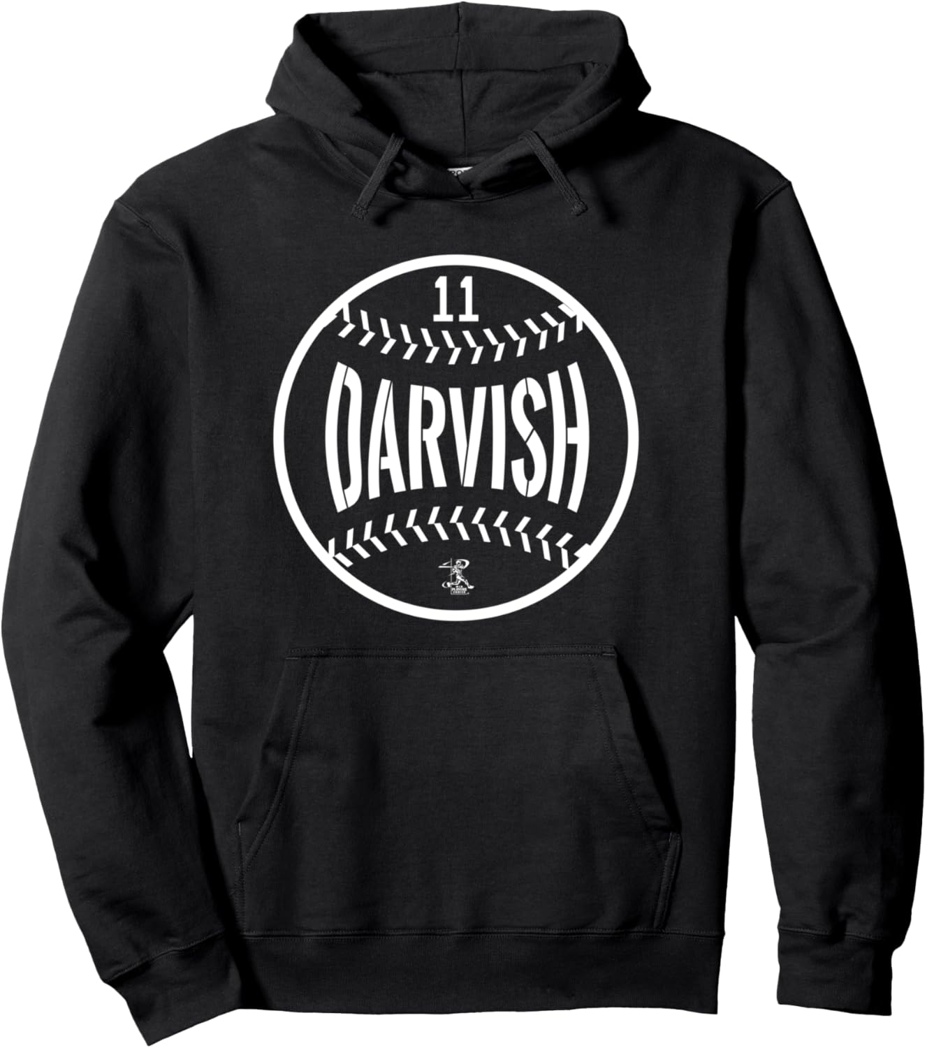 

Толстовка You Dalbish Baseball Line Game Day Hoodie Ballpark Mvp, черный