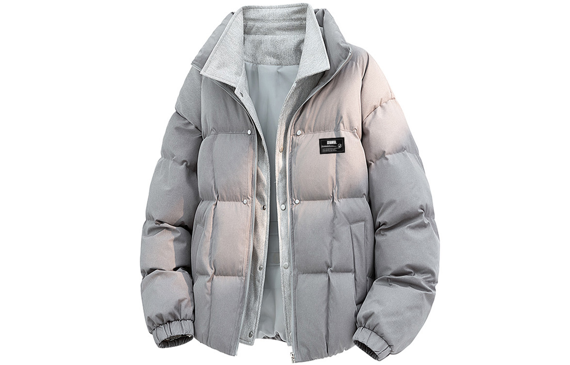 

Пуховик Unisex Stand Collar Thickened ZIAREL, mountain серый