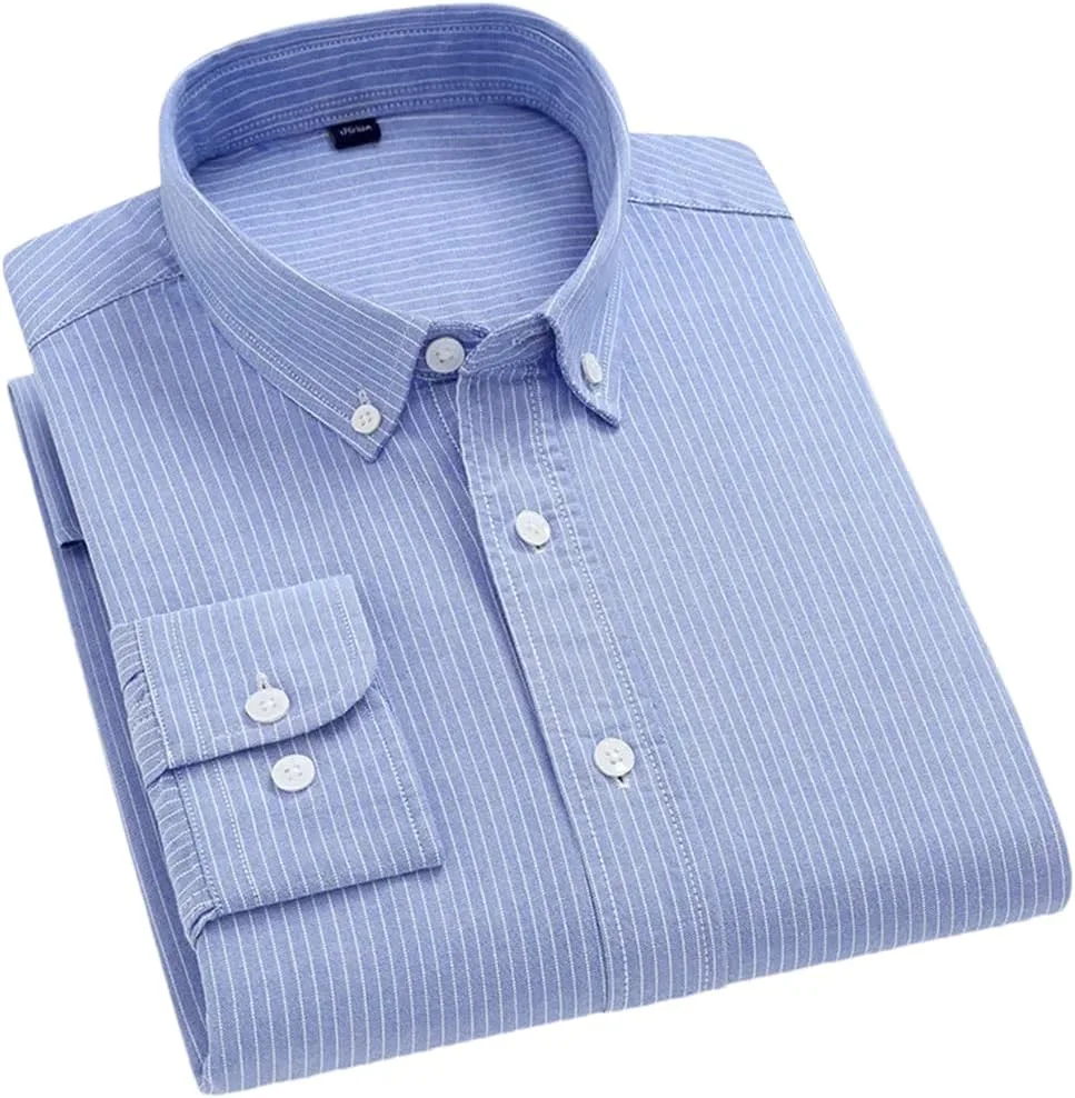 

Мужская рубашка с полосатым лацканом, Cotton Oxford, длинный рукав Rfmfkkg