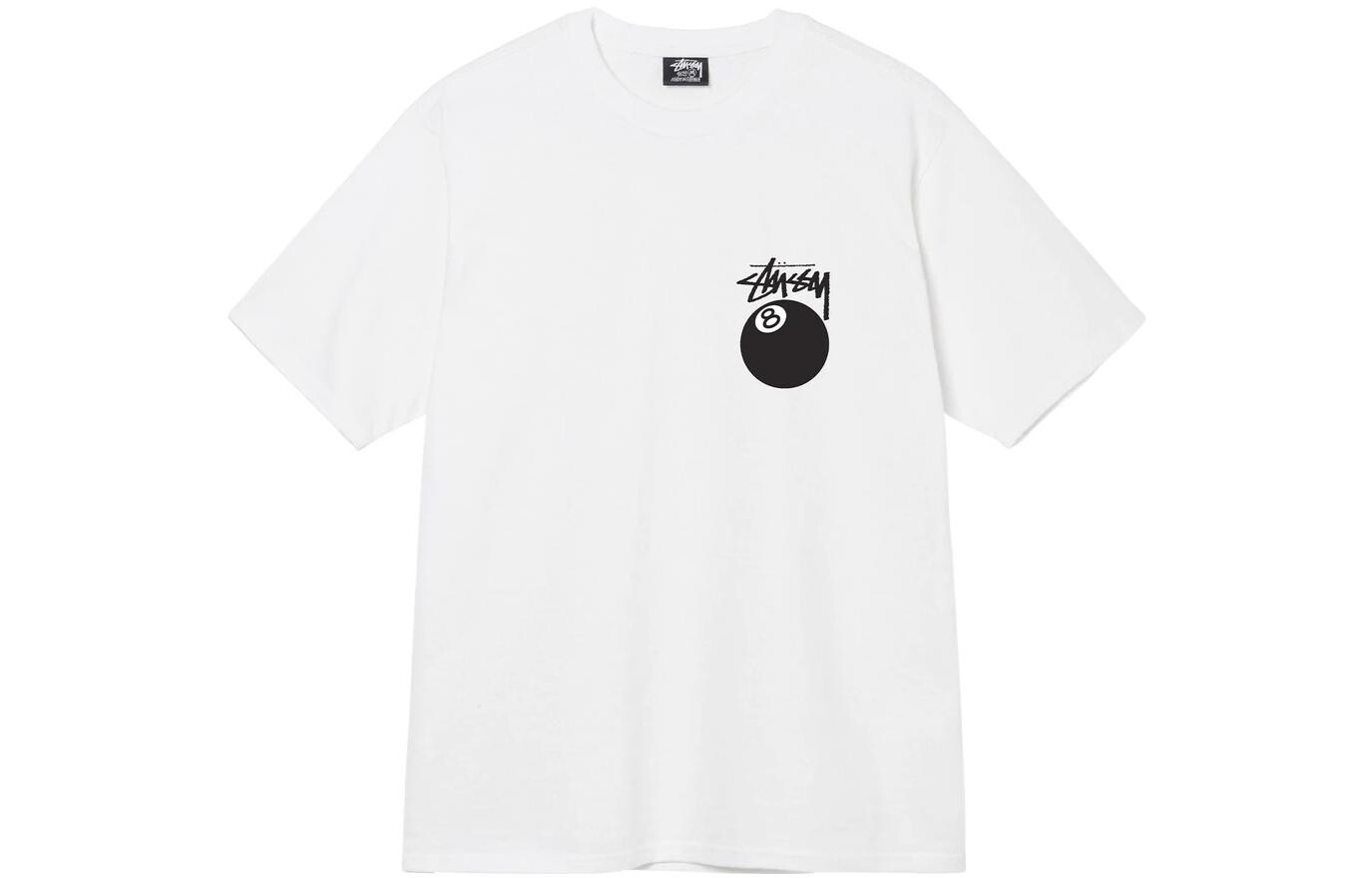 Белая футболка Stussy 8 Ball, Синий — фото 2