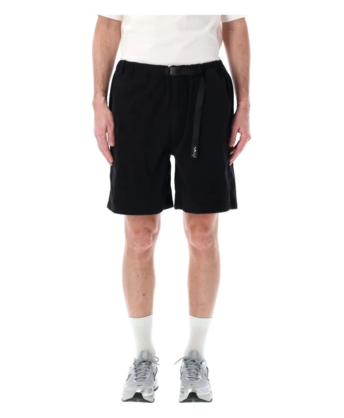 

Черные гибкие альпинистские шорты с поясом из стропы. Manastash, черный