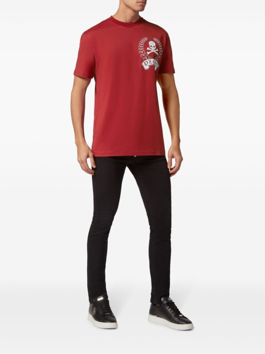 

Philipp Plein футболка SS с логотипом, красный