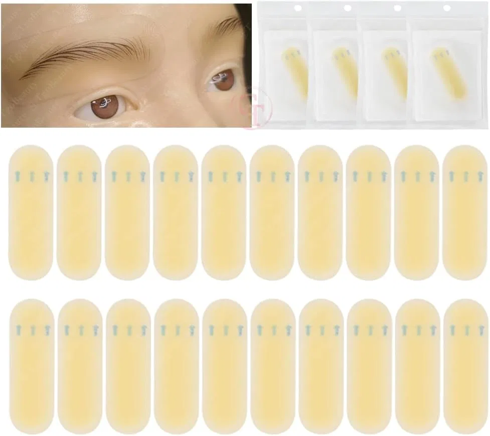 Тренировочная кожа для бровей Dubeauty 20 шт бежевый