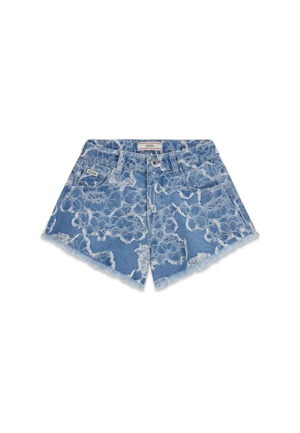 Джинсовые шорты Guess, Blue Needle Punch Wa
