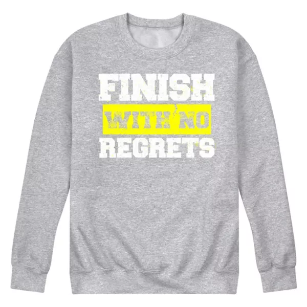 

Мужская флисовая толстовка No Regrets Licensed Character, серый