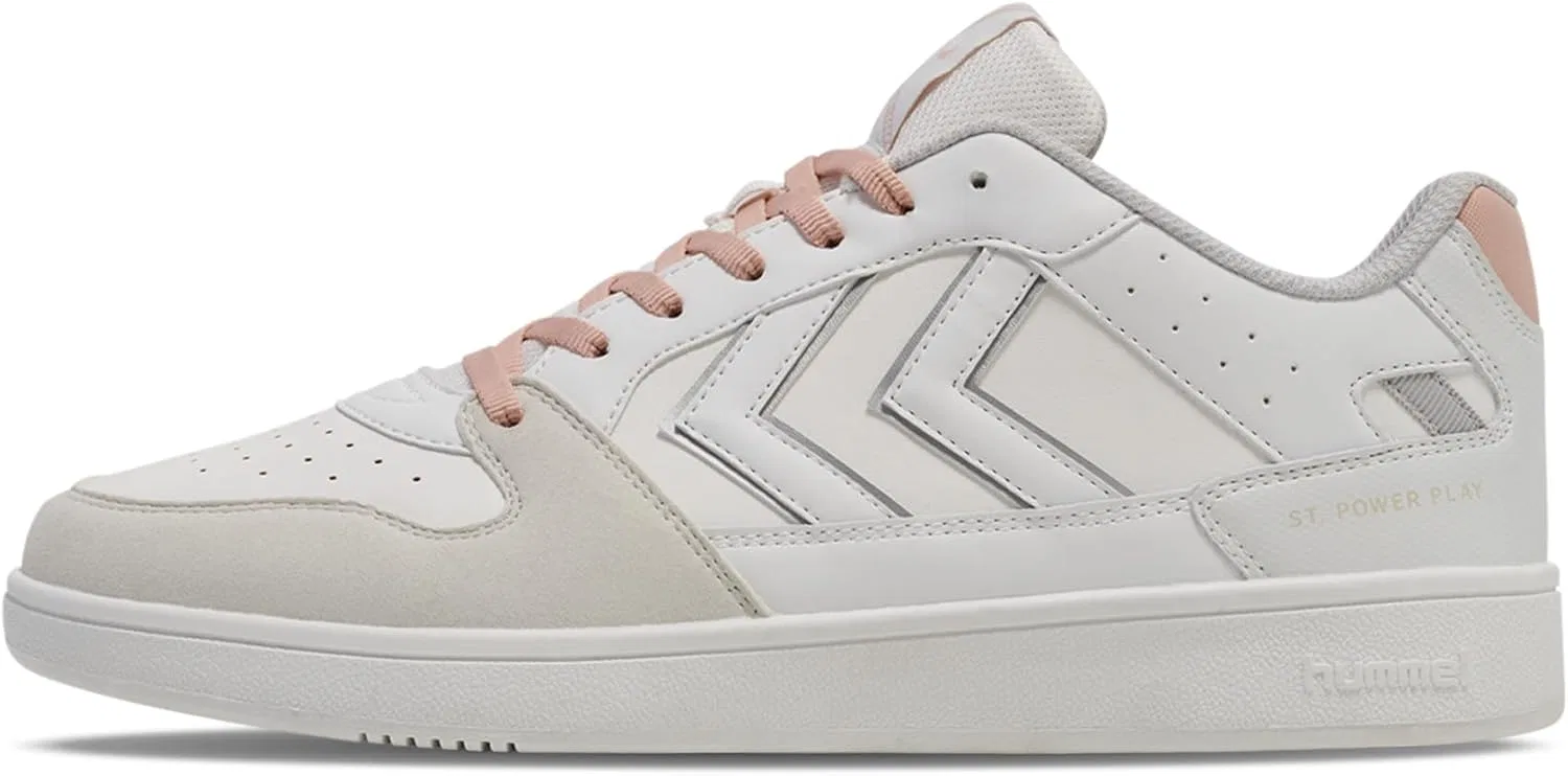 Женские кроссовки Hummel St. Power на шнуровке, размер, Bright White Cameo Pink