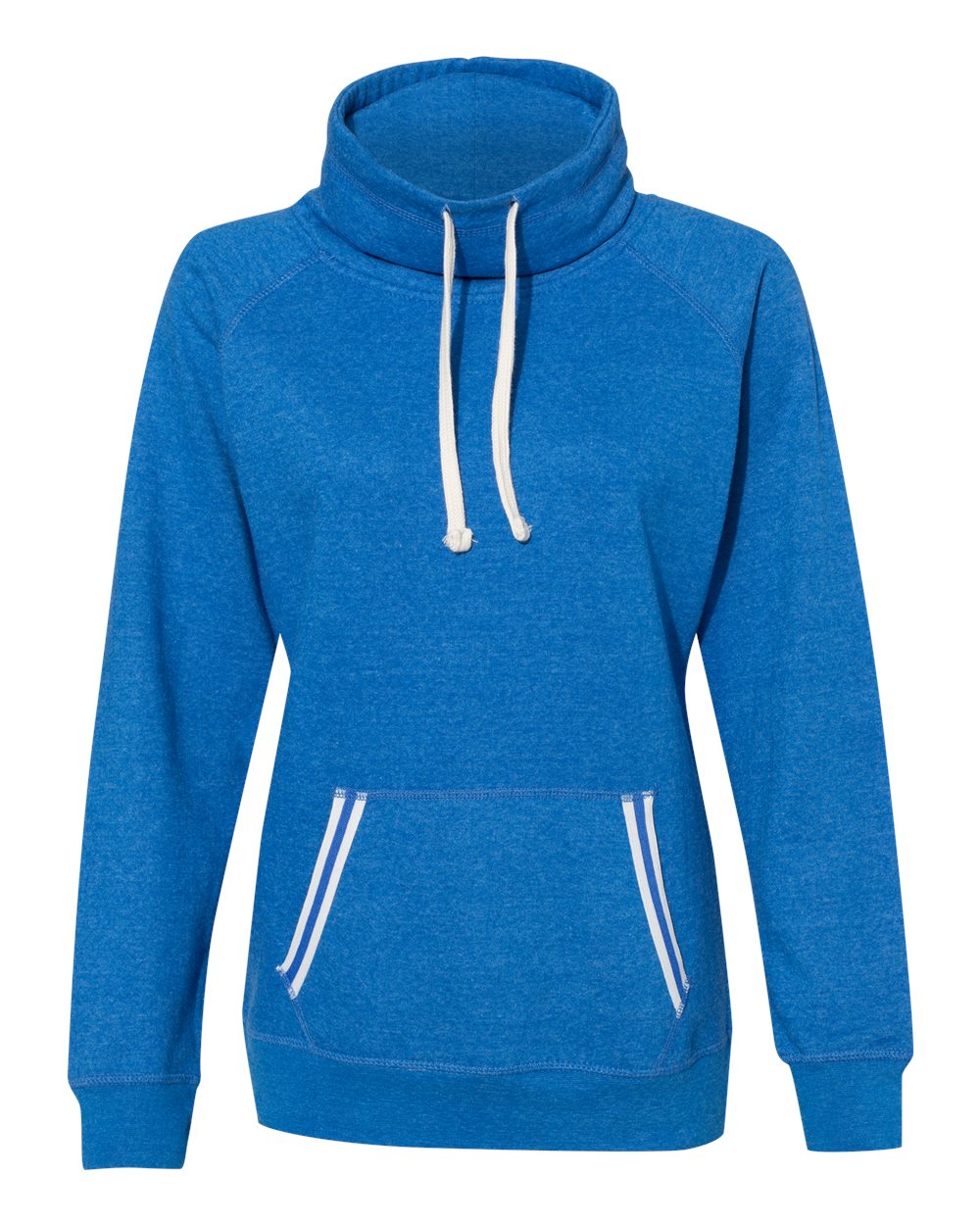 

Женская толстовка Relay Cowl Neck J. America, цвет royal