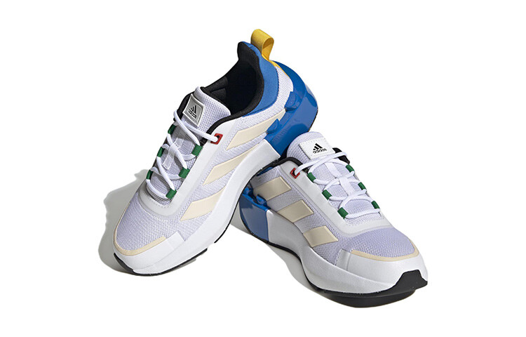 Кроссовки adidas Tech Runner  LEGO X  Big Kid 'White Shock Blue' — фото 3
