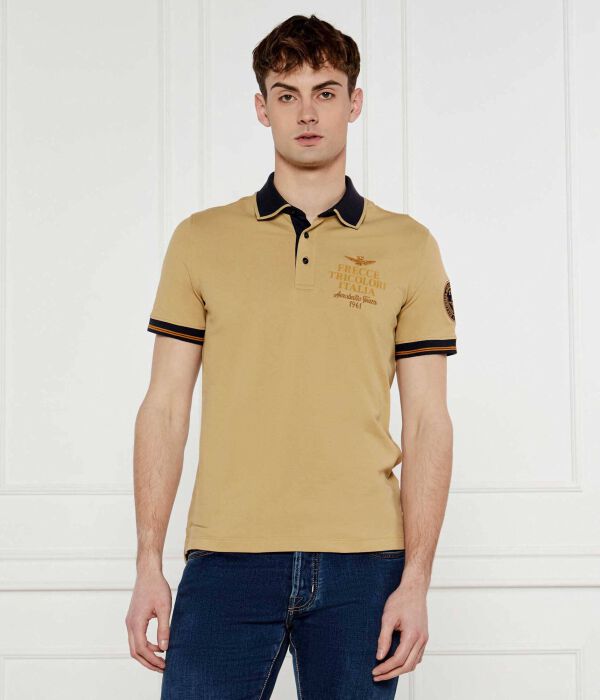 

Рубашка поло Regular fit Aeronautica Militare, желтый